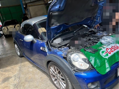 ซ่อมตัวถังรถ mini cooper